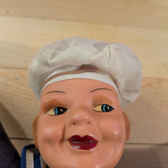 Vintage Sailor Doll with Blue Outfit - Picture 6 of 7